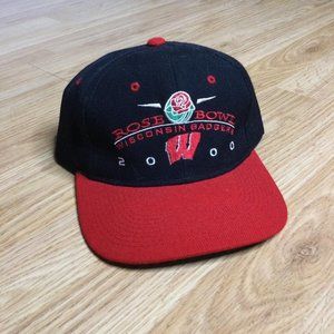 Vintage Wisconsin Badgers Rose Bowl Snapback